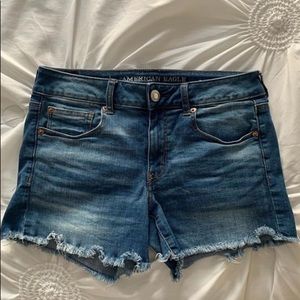 AEO denim shorts
